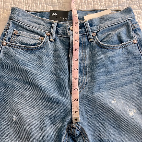 NWT NOEND Anthropologie Newport Slim Straight Jean in Beach - Picture 8 of 12